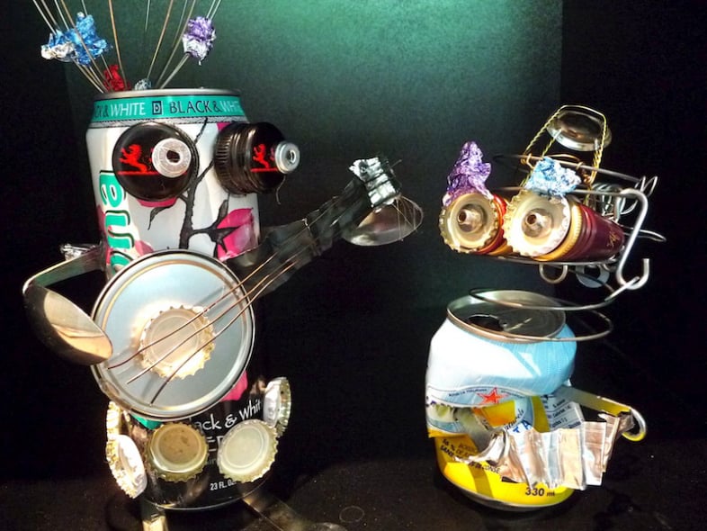 Found Object sculptures